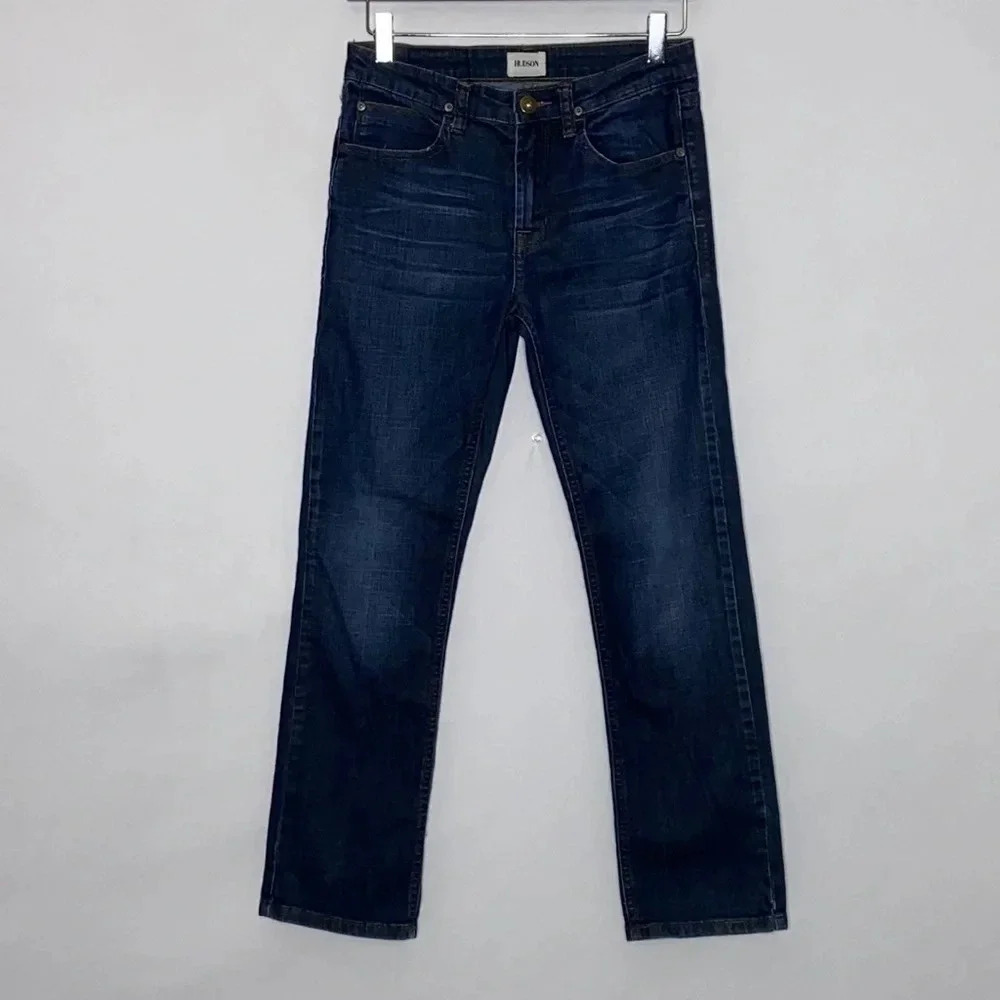 Hudson Big Boy's Lian Dark Wash Straight Leg Jeans
